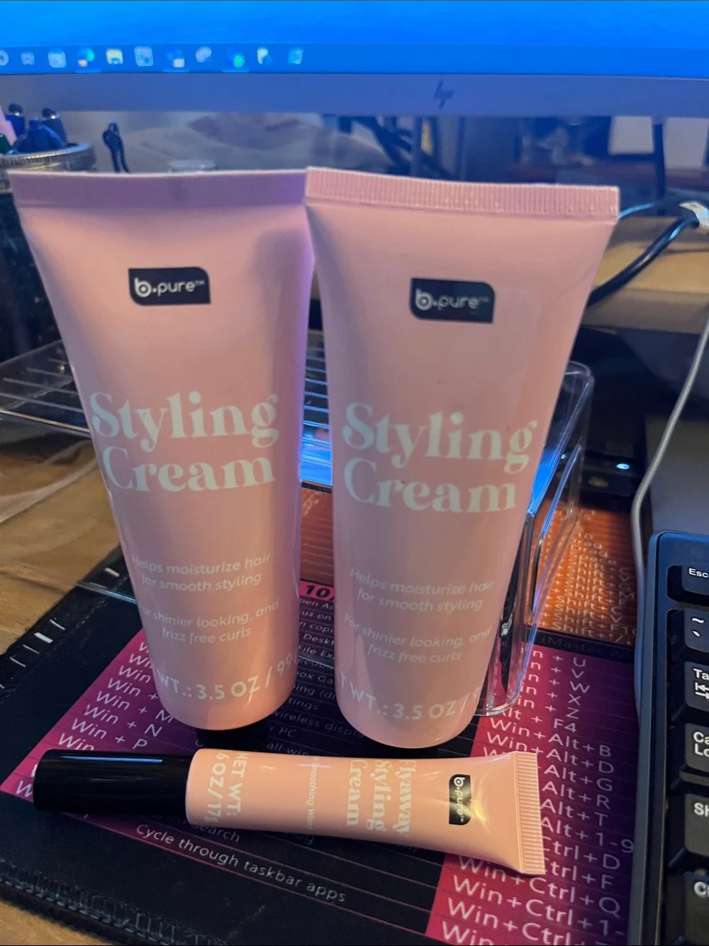 Pink Styling Cream Conditioner - Moisturizing Hair Cream